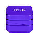 STEEZY® STEEZY® 4+1 | High Class Grinder | 63mm | 4-teiliger Grinder | quadratisch | CNC-gefräste Aluminiumlegierung | Neodym Magnetverschluss | Inklusive Pinsel & Klopfband "Ultra Purple" – Individueller Grinder kaufen | Alternative zu NV Grinder