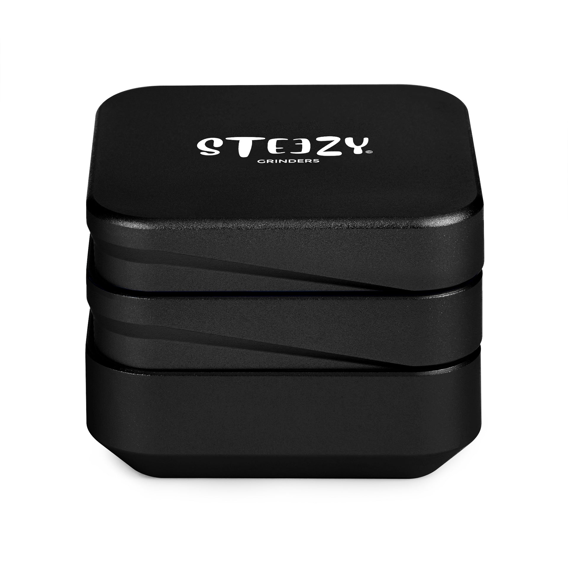 STEEZY® STEEZY® 4+1 | High Class Grinder | 63mm | 4-teiliger Grinder | quadratisch | CNC-gefräste Aluminiumlegierung | Neodym Magnetverschluss | Inklusive Pinsel & Klopfband "Black Beauty" – Individueller Grinder kaufen | Alternative zu NV Grinder